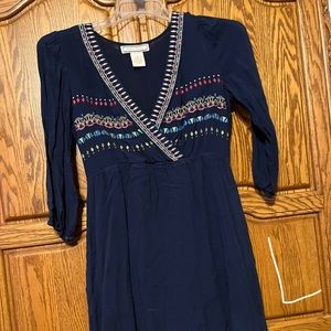 Long sleeve midi dress